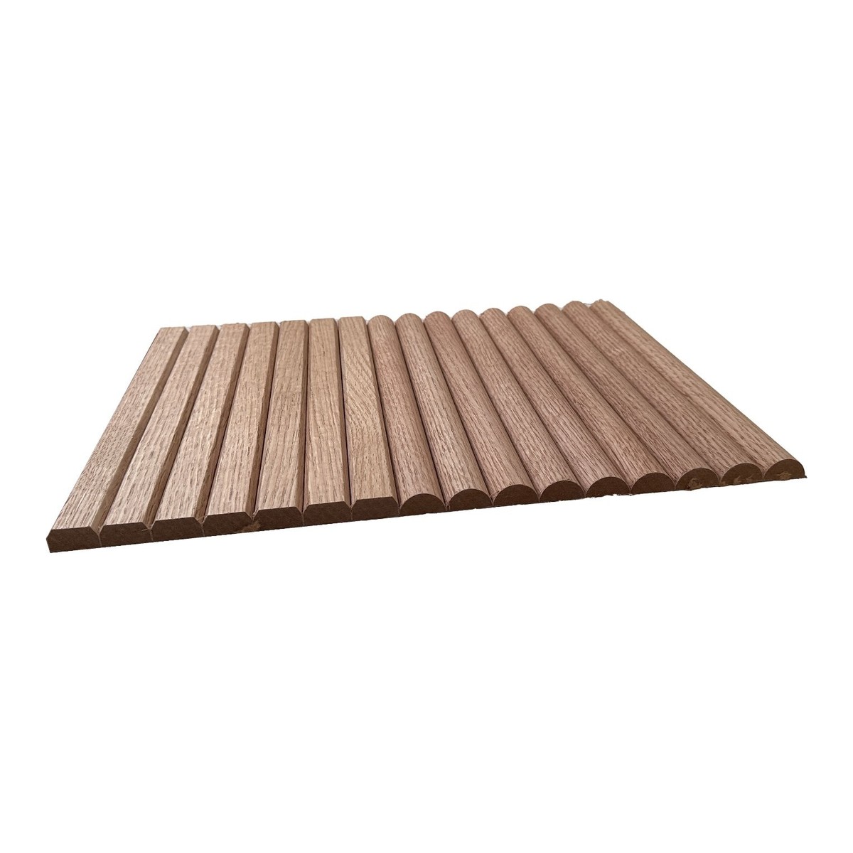 3D Wall Panel — Fluted Light Oak